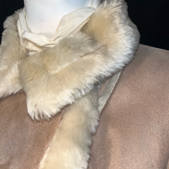 Big Chill Women's Tan and Cream Coat M - Picture 5 of 15